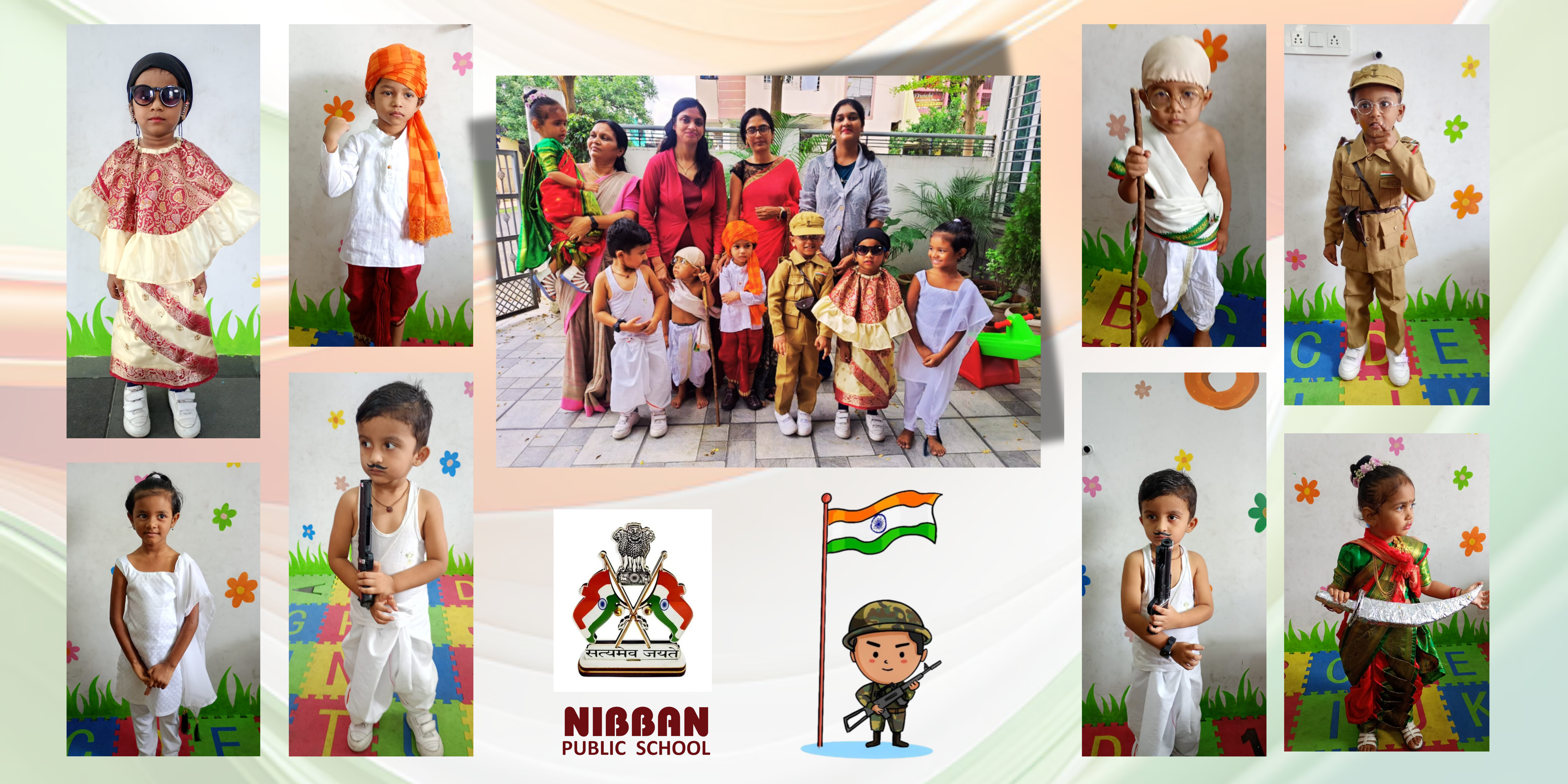 Independence Day Celebration at Nibban Public School